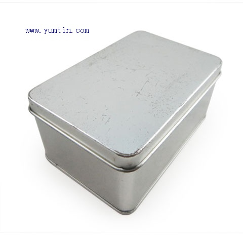 Rectangular shape tin box