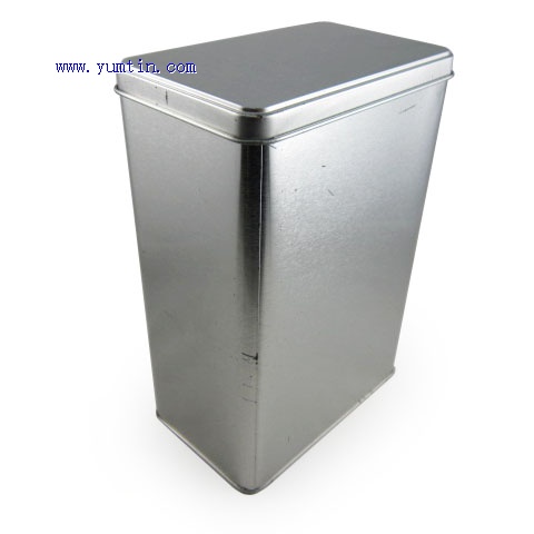 Rectangular shape food tin box
